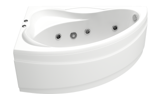 Акриловая ванна Bas Вектра 150x90 см левая без гидромассажа